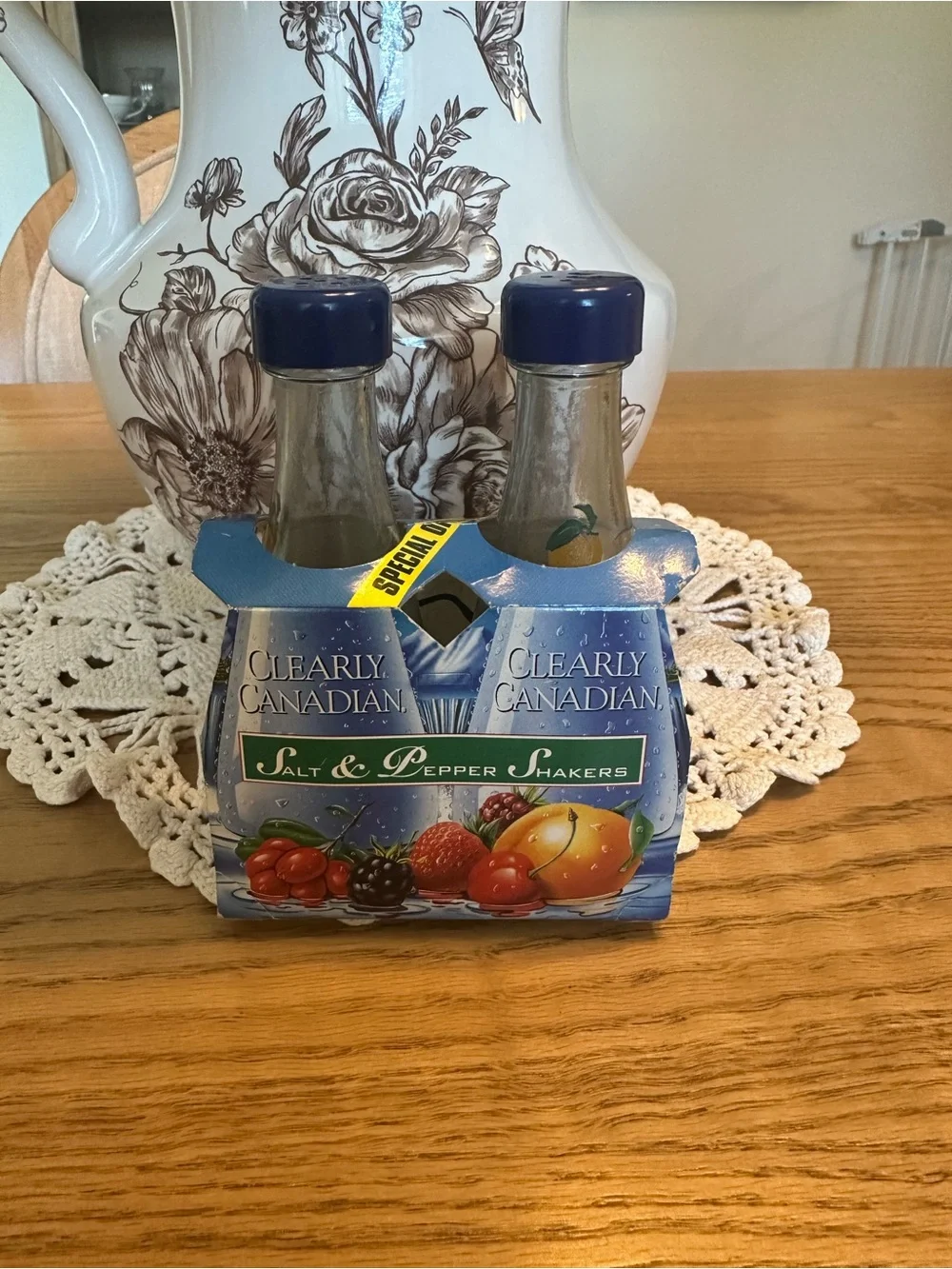 Blue Salt & Pepper Shaker Set